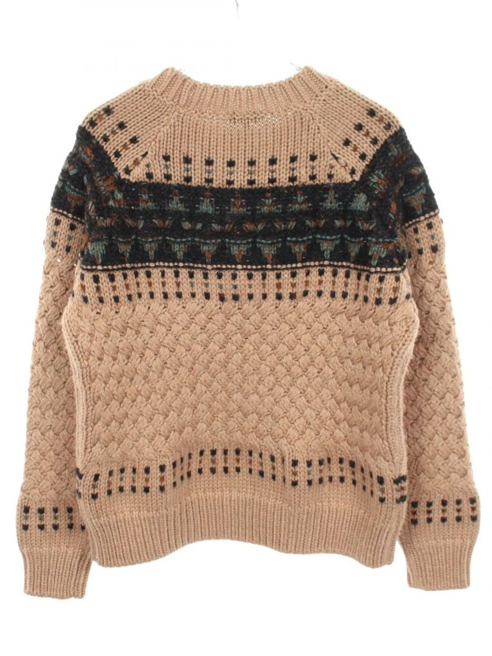 Chanel Knit Cable Beige Wool Sweater - Picture 2 of 9